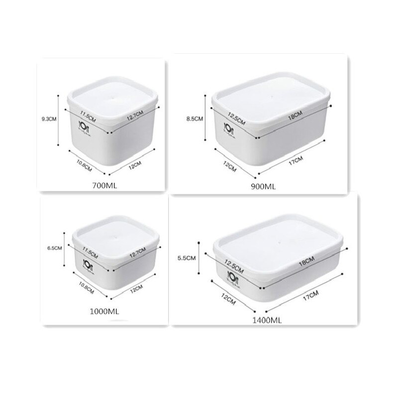 Heat Resistant Lunch Box Microwavable Portable Lunch Box For Kids School Bento Box Kitchen Food Container Fridge Fruits Crisper