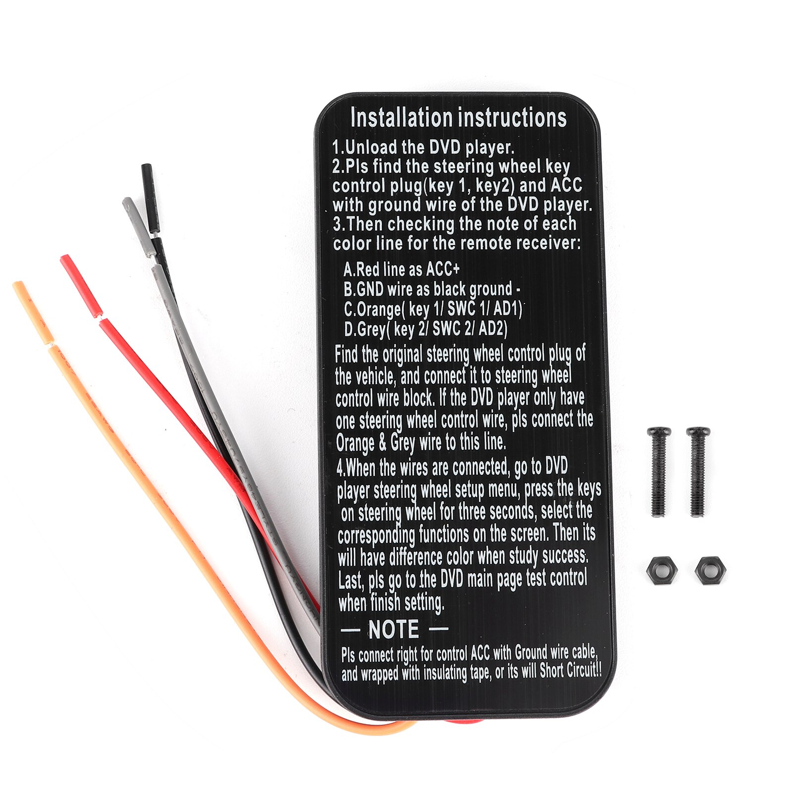 Multifunction Universal remote control Car steering wheel button remote control car navigation 2 Din DVD Controller Universal