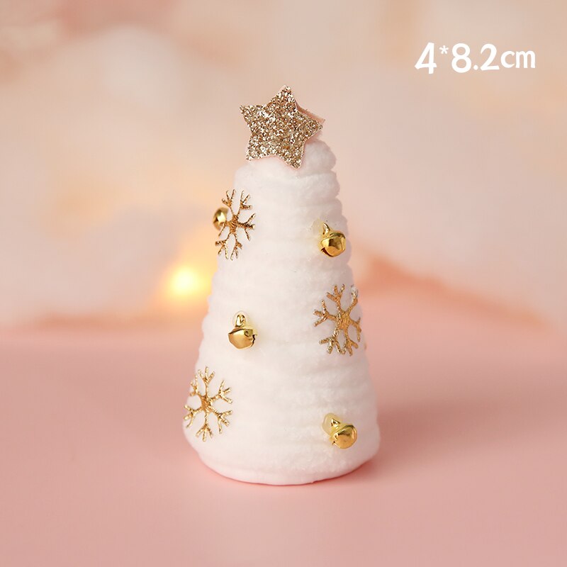 Pink Christmas Tree Bear Santa Claus Xmas Cake Topper for Birthday Party DecorationLove Baby Shower Baking Supplies: Clear