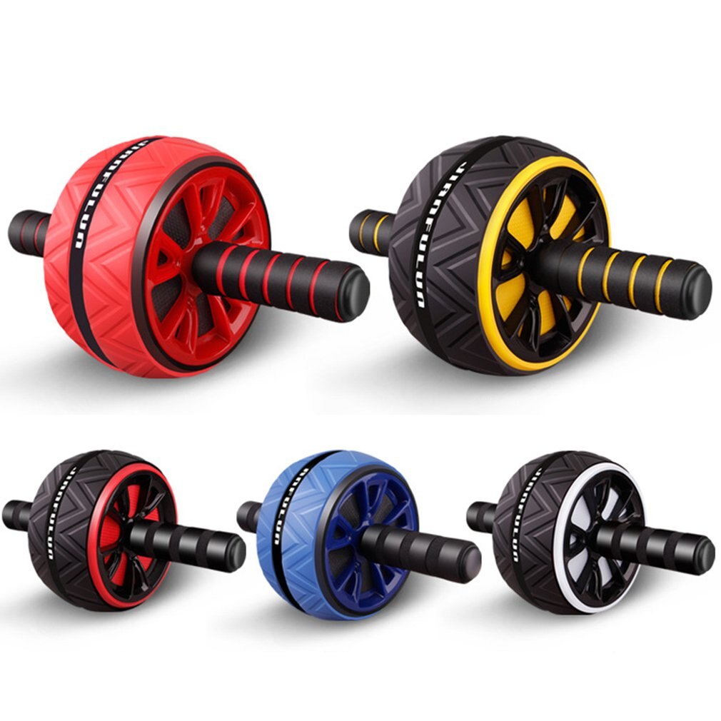Double-wheeled Updated AB Abdominal Press Wheel Rollers Crossfit Gym Exercise Equipment for Body Building Fitness