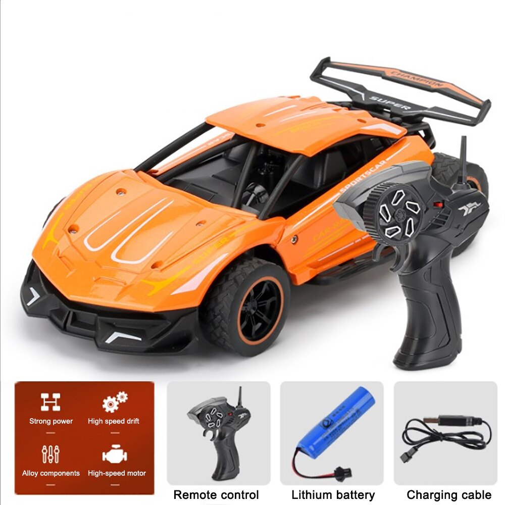 Kinderen 2.4G Oplaadbare Afstandsbediening Auto Simulatie Legering Model Auto Rc Drift Hoge-Snelheid Auto Speelgoed