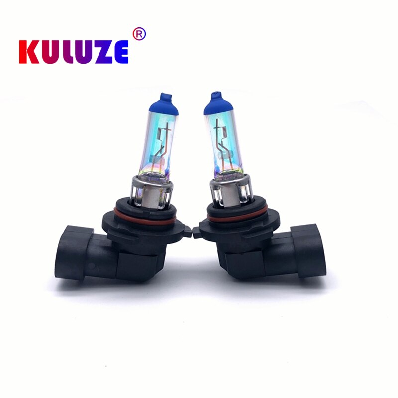 2 Pcs HB4 9006 12V55W Rainbow Blue Plasma P22d Car Quartz Halogen Bulb Fog Lamp Automobile Headlamp