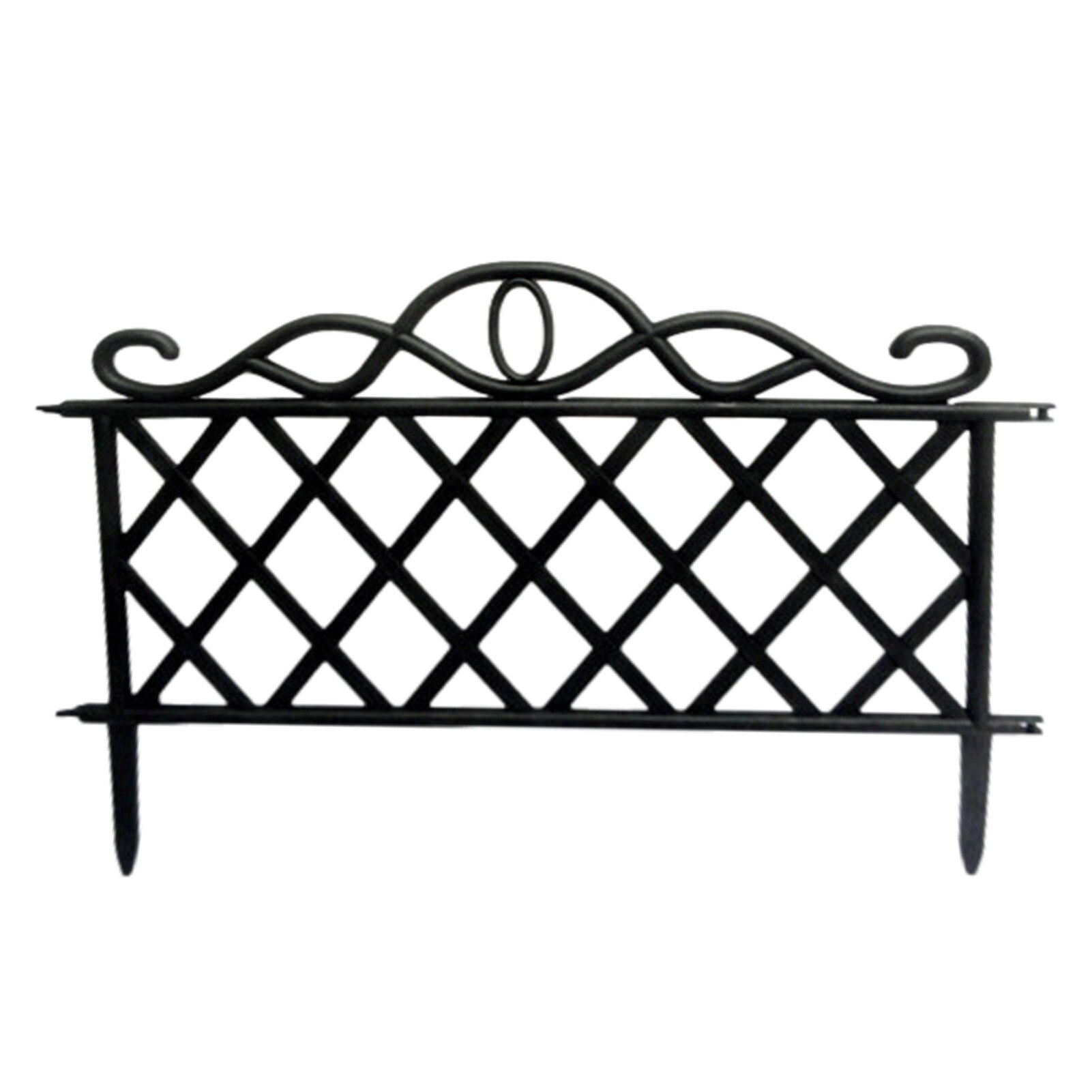 Garden Plastic Fence Landscape Border Courtyard Indoor Fencing Patio Edging Flower Vegetable Small Fence DIY Festival Opportune: Default Title