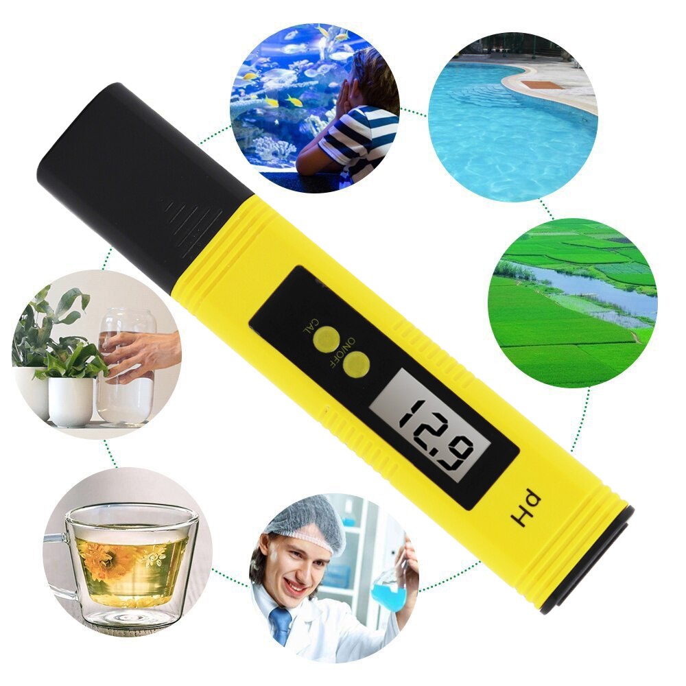 LCD Digital EC TDS PH Meter Tester Temperature Pen Water Tester Hydroponic for Aquarium Pool Swimming PH Measure Device