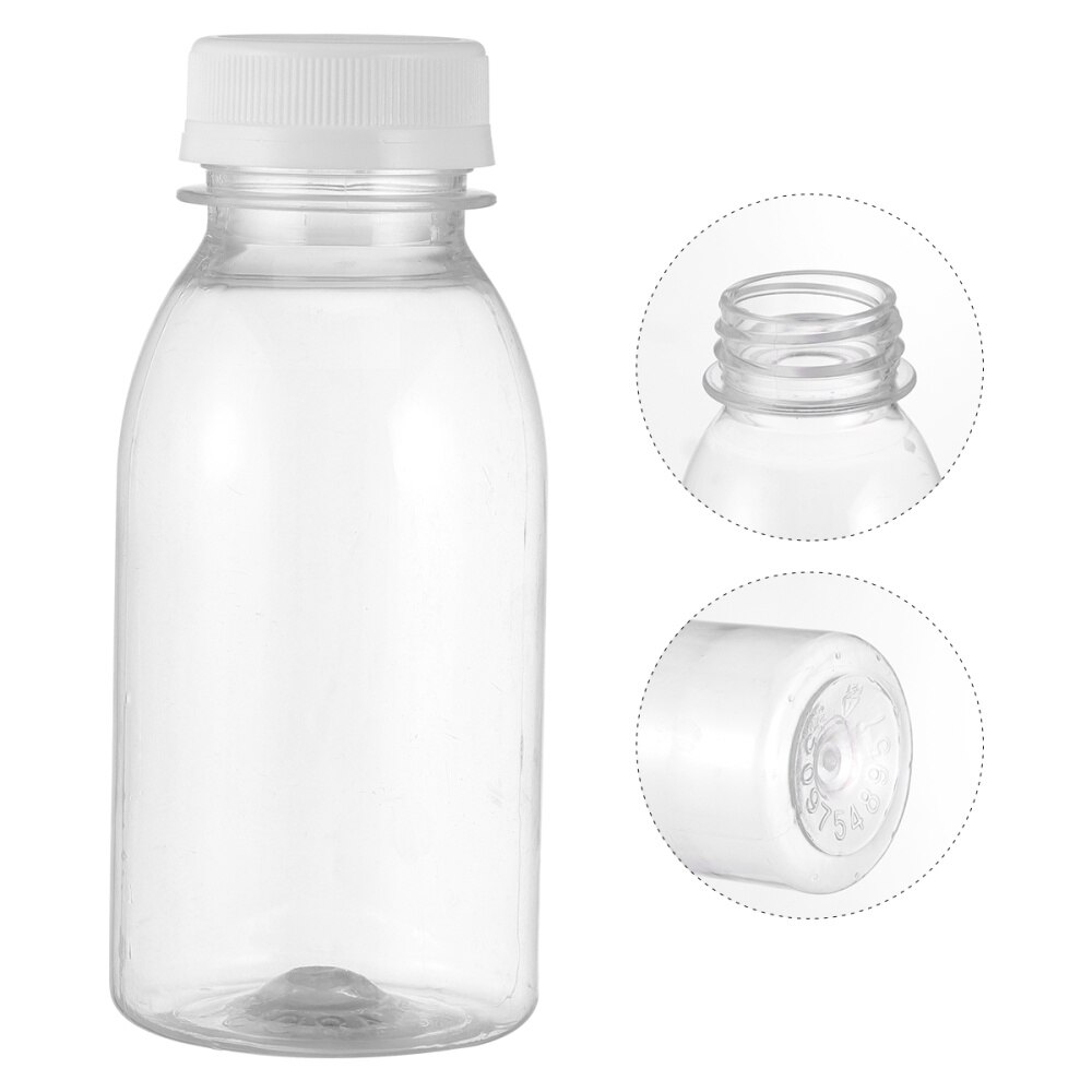 10Pcs Flessen 250Ml Transparante Water Drank Fles (Transparant)