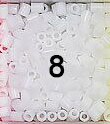 500g 2.6mm Mini hama beads pyssla Iron Beads for Kids Hama Beads 3d puzzle toys Handmade toys: Pink