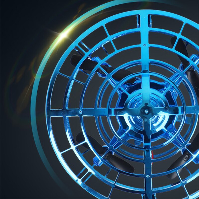 Electronic induction aircraft UFO Model airplane Hand feeling Flying Gesture Sensor Smart Flying Saucer with LED Lights Mini boy