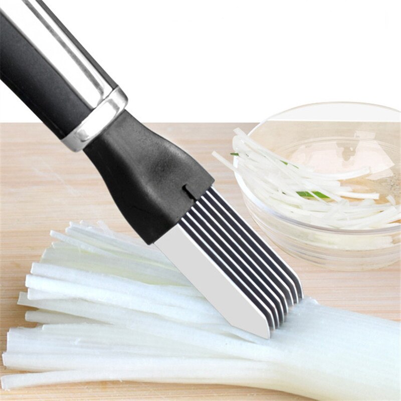 Multifunctional Muti Layers Stainless Steel Knives Multi-Layers KItchen Scissors Scallion Cutter Herb Laver Spices Cook Tool Cut