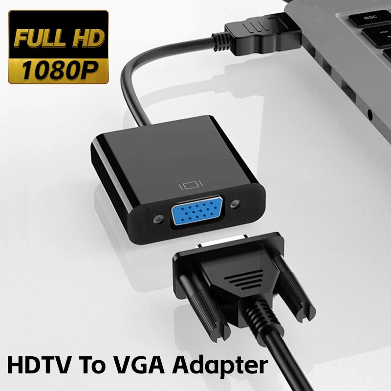 1080P HDTV zu VGA Adapter Konverter Digital Analog Stecker Auf Buchse Kabel für PC Laptop Tablette Monitor Projektor
