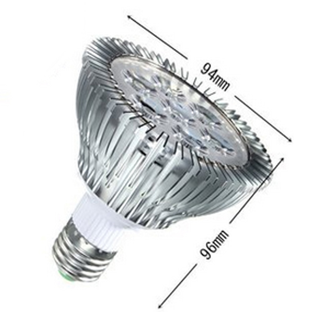 Luz de acuario LED Par30 de espectro completo, 21W, Arrecife de Coral usado, luz de acuario LED E27, luces de cultivo de plantas para tanques de arrecife de agua salada