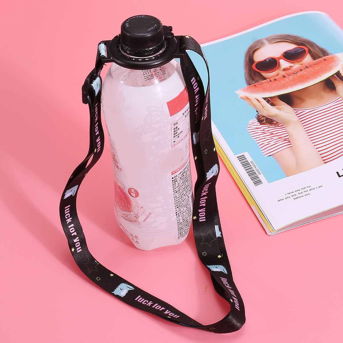 5 typer fargerik flaske hengende stropp spenne budbringer bag snor rygg belte hengende tau skulder baby drikke stropper: 5