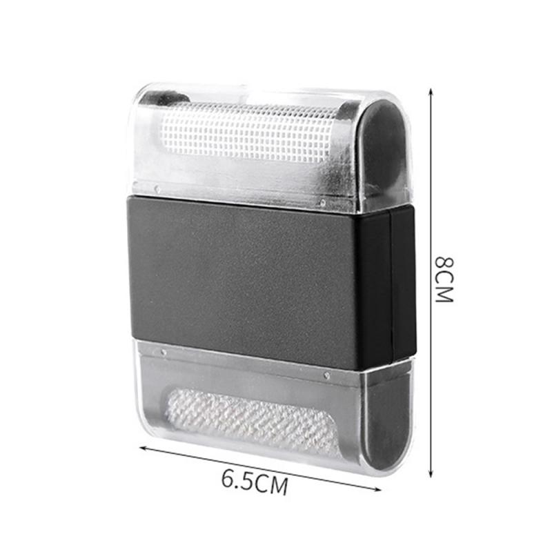 Mini Portable Lint Remover Manual Clothes Hair Ball Trimmer Sweater Coat Clothes Fluff Fabric Shaver Brush Tool Fur Remover: Double Head 02