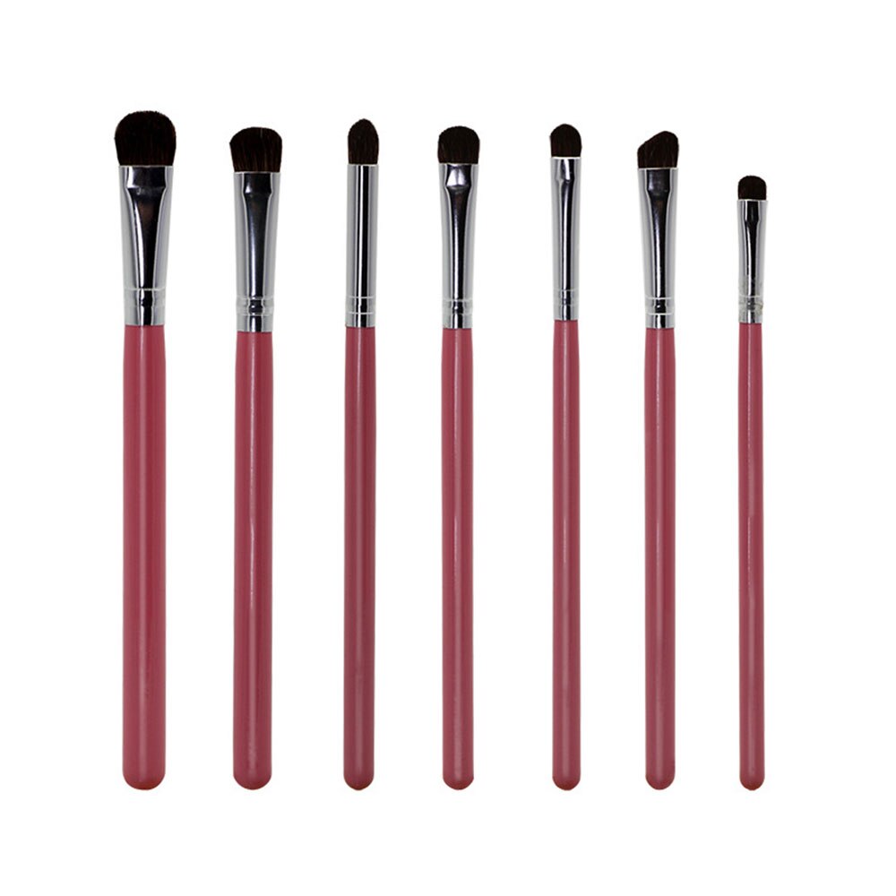 1 set professionele make-upkwasten voor vrouwen, zacht klassiek, 7 stuks kwasten voor oogmake-up, kwastenset