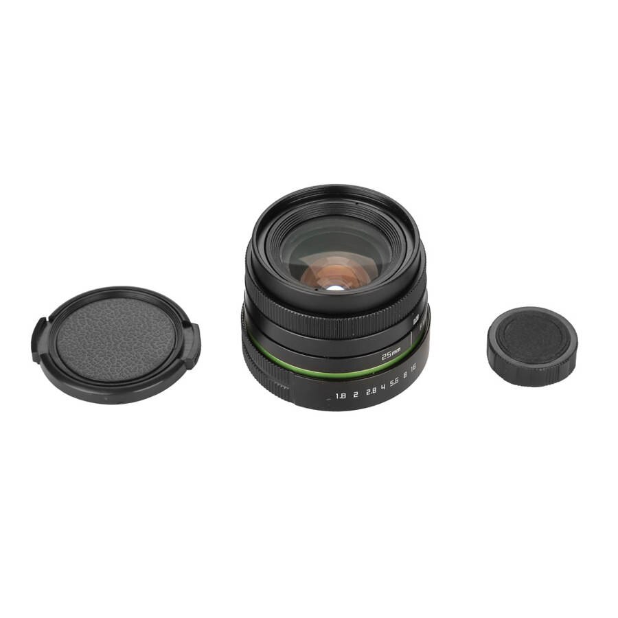 Obiektyw aparatu C mocowanie obiektywu 25mm F/1.8 obudowa CCTV sterowanie ręczne C mocowanie obiektywu akcesoria robić kamery