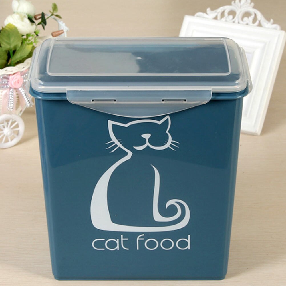 5,8 L ABS Abdichtung Haustier Hundefutter Halfter Kunststoff Eimer Getreide Lagerung Eimer Frische-halten Dichtung Haushalt Katze Container zubehör