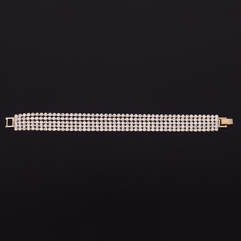 V-299 Rhinestone Ladies Brief Crystal Multi-Layer Tassel Bracelet Female Bohemia Price