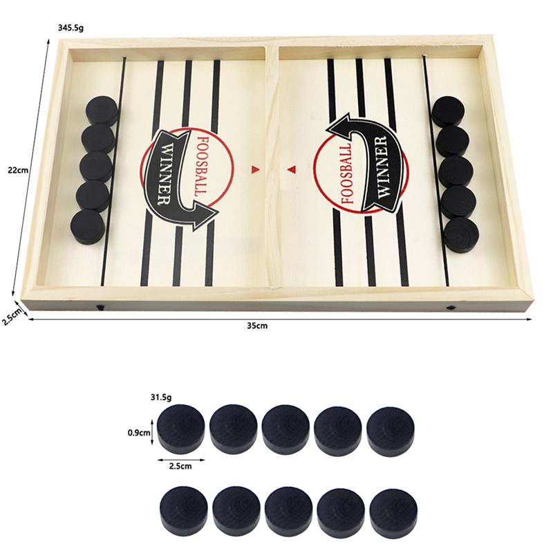 1 Set Catapult Chess Foosball Chess Toy Board Game Educational Interactive Chess Plaything for Home (Black)