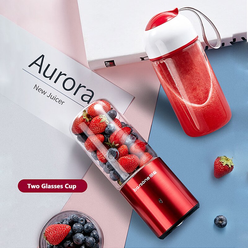 USB Blender Rechargeable Juicer Cup Portable Electric Automatic Vegetables Fruit Juice Maker Cup Juice Extractor Blender Bottle