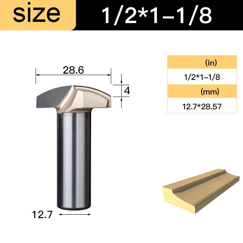 Tideway Classic Plunge Bit CNC Woodworking Tools Carbide End Mill Router Bits for Wood Milling Cutter Cutting Wood Router Tool: Y00401