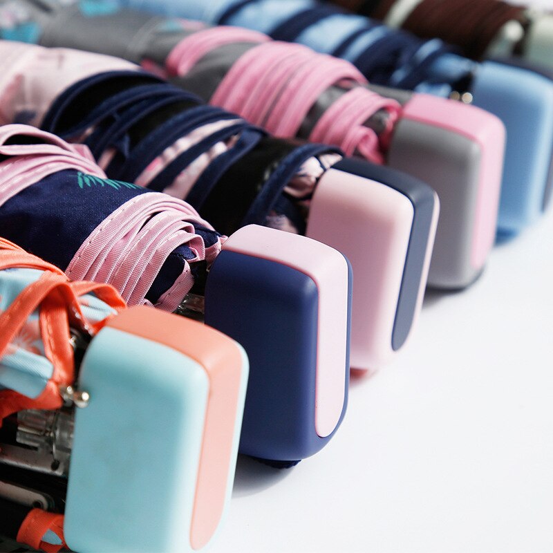 Kocotree Parapluie vrouwen Regen Vrouwen en Mannen Paraplu Mini Zakken Paraplu Kleine Opvouwbare kid paraplu mannen zon regenkleding Parasol