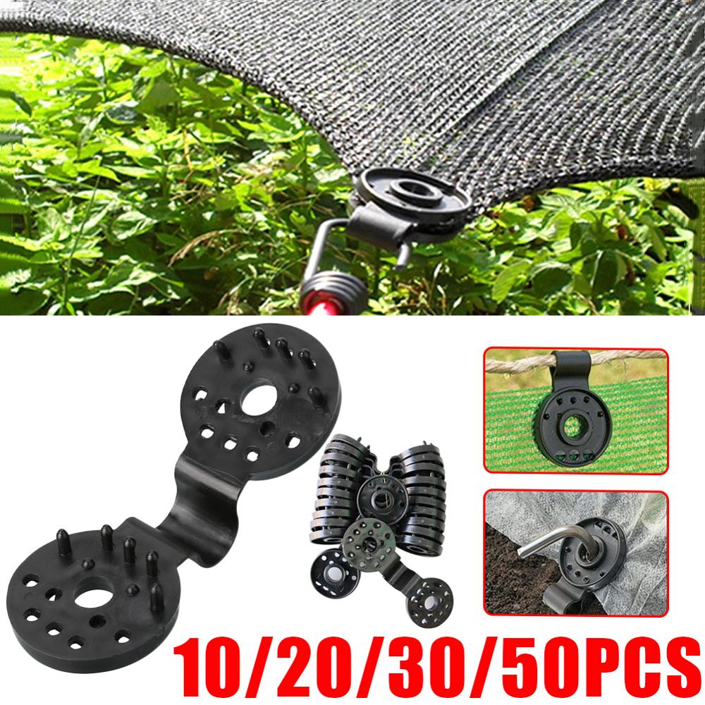 10/20/30/50pcs Sunshade Net Clip Plastic Instant Grommet Film Shading Net Clips Home Garden Plant Tools Tarp Poultry Net Clip