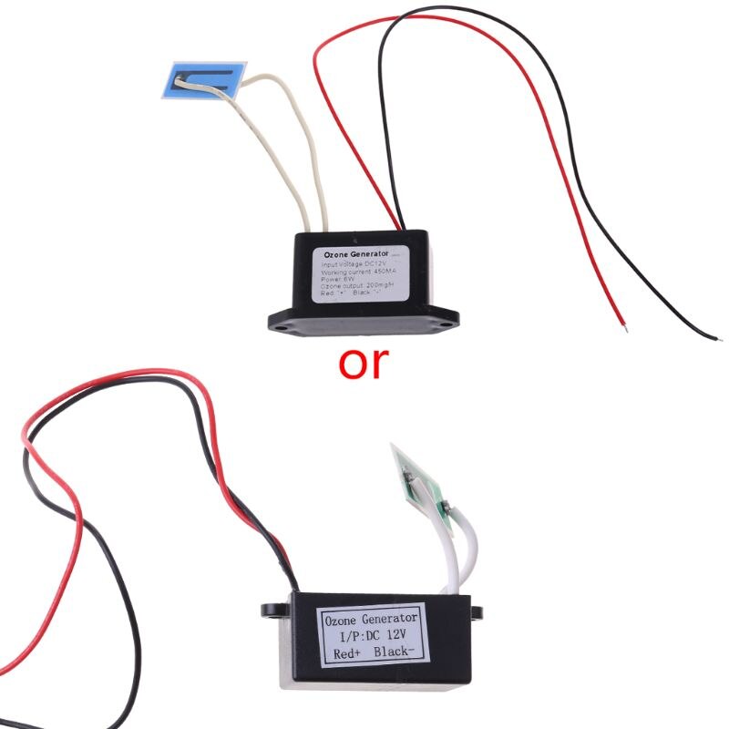 DC 12V/AC 220V DIY Home Ozone Generator Air Purifier Deodorant Output Density 200mg/H O3: DC 12V