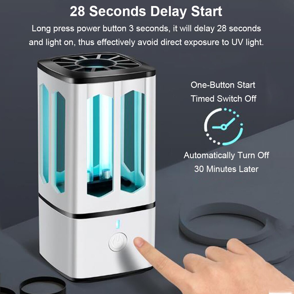 UV Lamp USB Disinfection Light for Home Bathroom Wardrobe Travel Cleaning