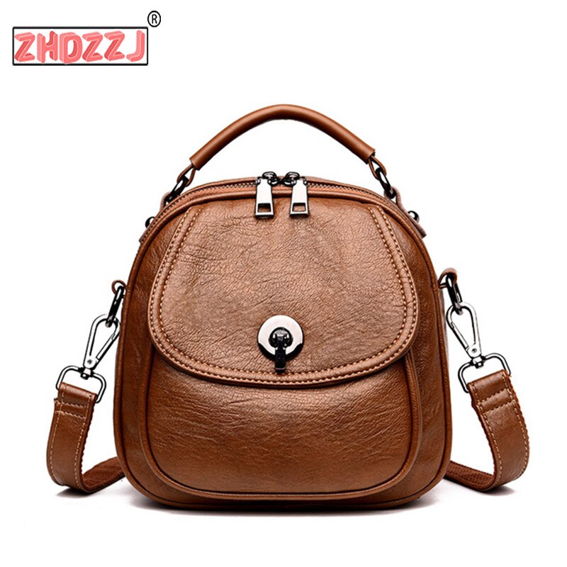 Monitoimireput tytöille mochila feminina naisten nahkareput preppy style pieni laukku vintage