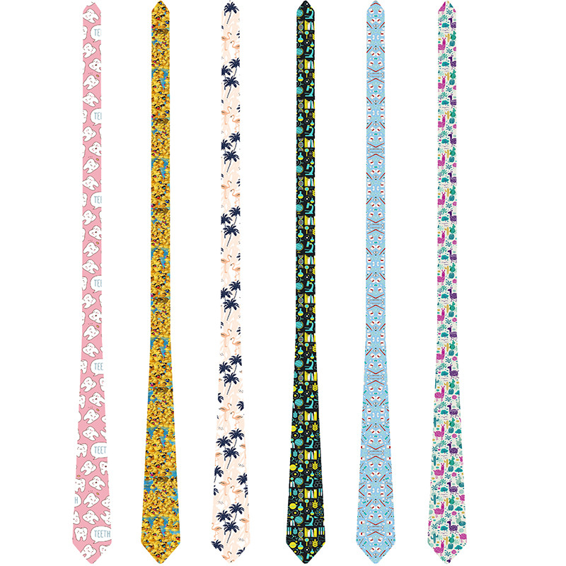 Klassiske polyester mænd slips printe hals slips 8cm blomster sjove slips til mænd formelt jakkesæt bryllupsfest gravatas
