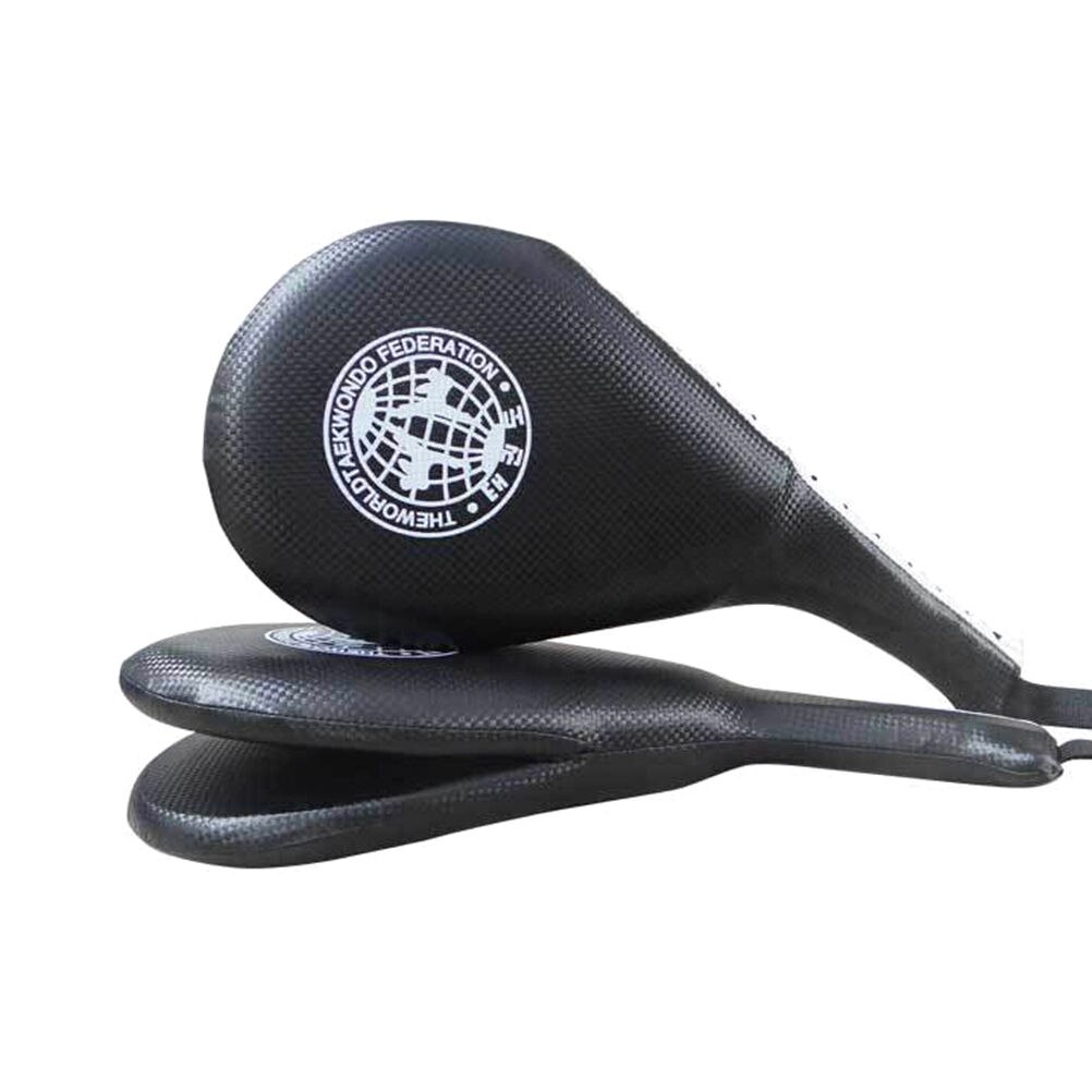 Double Taekwondo Kick Pad Target Tae Kwon Do Karate Kickboxing MMA Training: Black