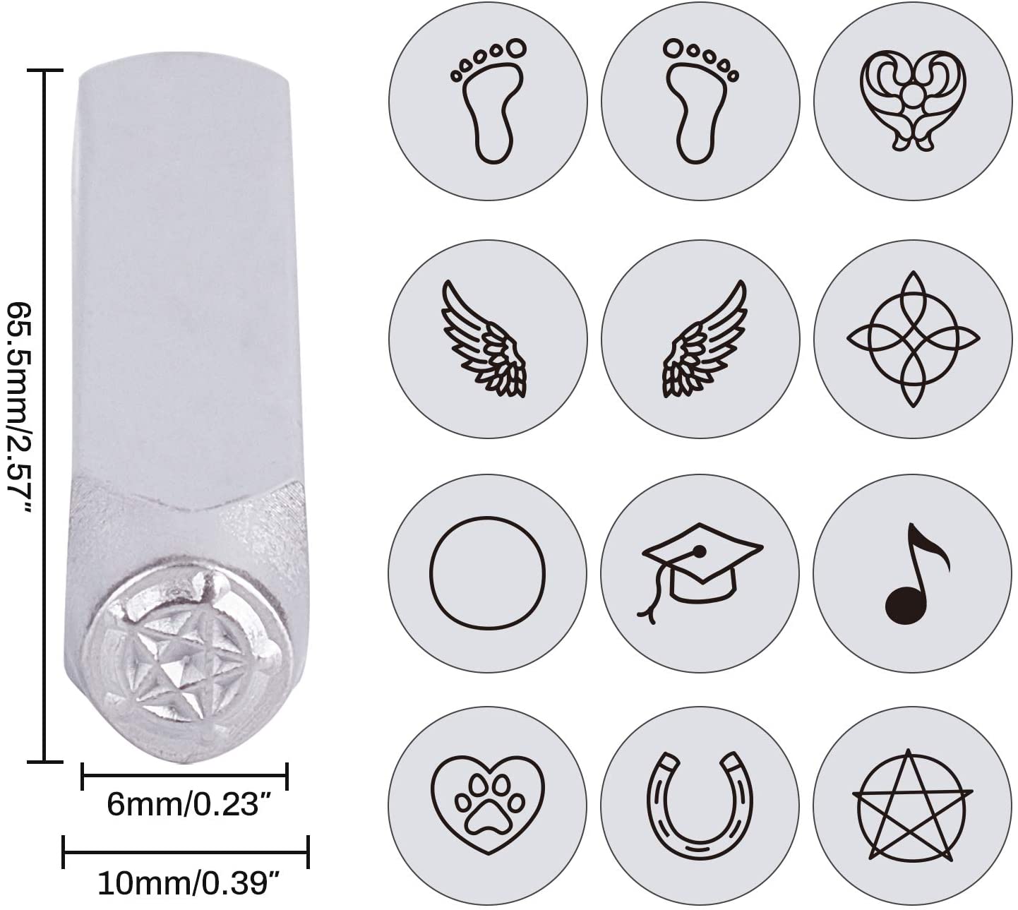 12 Pcs Romeinse Cijfers Metalen Stempel Set Ijzeren Hoofdletters Postzegels Punch Press Tool Voor Imprinting Op Sieraden Leer Hout Stempelen