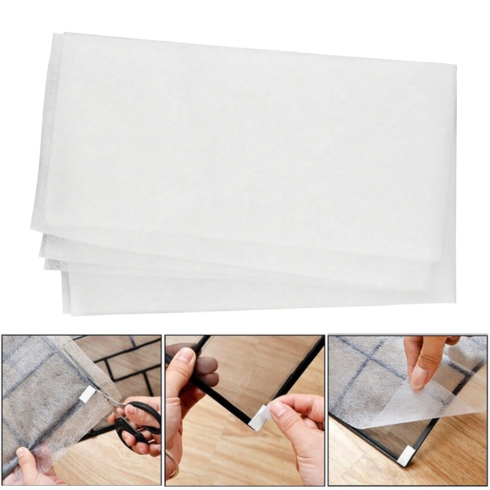 2 Stks/zak Praktische Slaapkamer Schaalbare Anti-stof Papers Mesh Lijm Duurzaam Vervanging Net Thuis Airconditioning Filter Cleaning