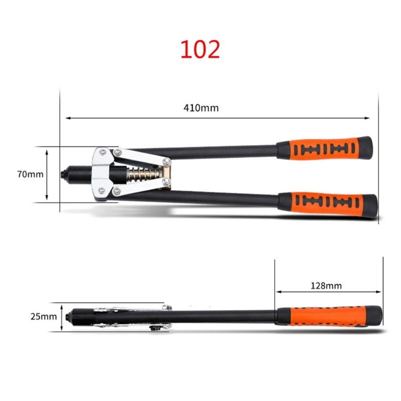 Single Double Handle Manual Pulling Core Nut Pull Cap Leve Hand Tool Mandrels: 102