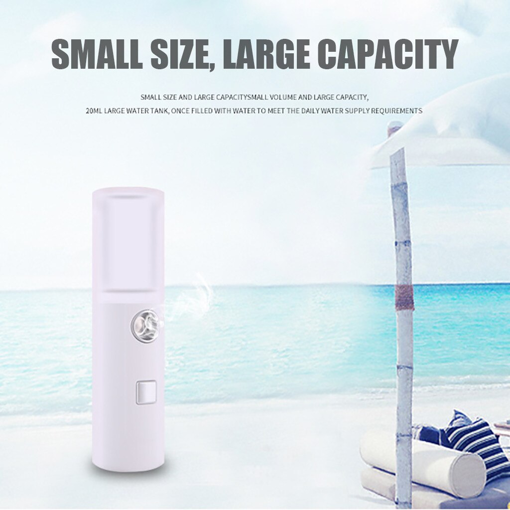 1pc 200ml portable USB rechargeable alcohol disinfectant sprayer nano sprayer Mini facial humidifier spray body steam apparatus