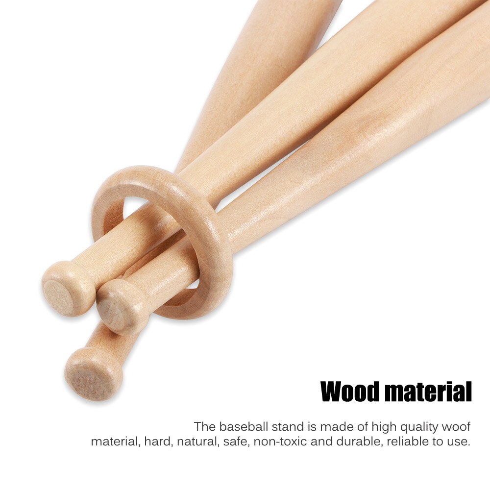 Baseball Golf Tennis Ball Display Stand Souvenir Ball Wood Holder Support Baseball Golf Tennis Ball Display Stand