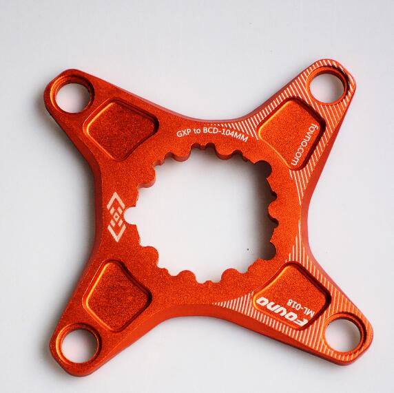 Fovno mtb mountainbike crank gxp til bcd 104mm spider adapter til sram gxp  xx1 x0 x9 crank crankst: Orange