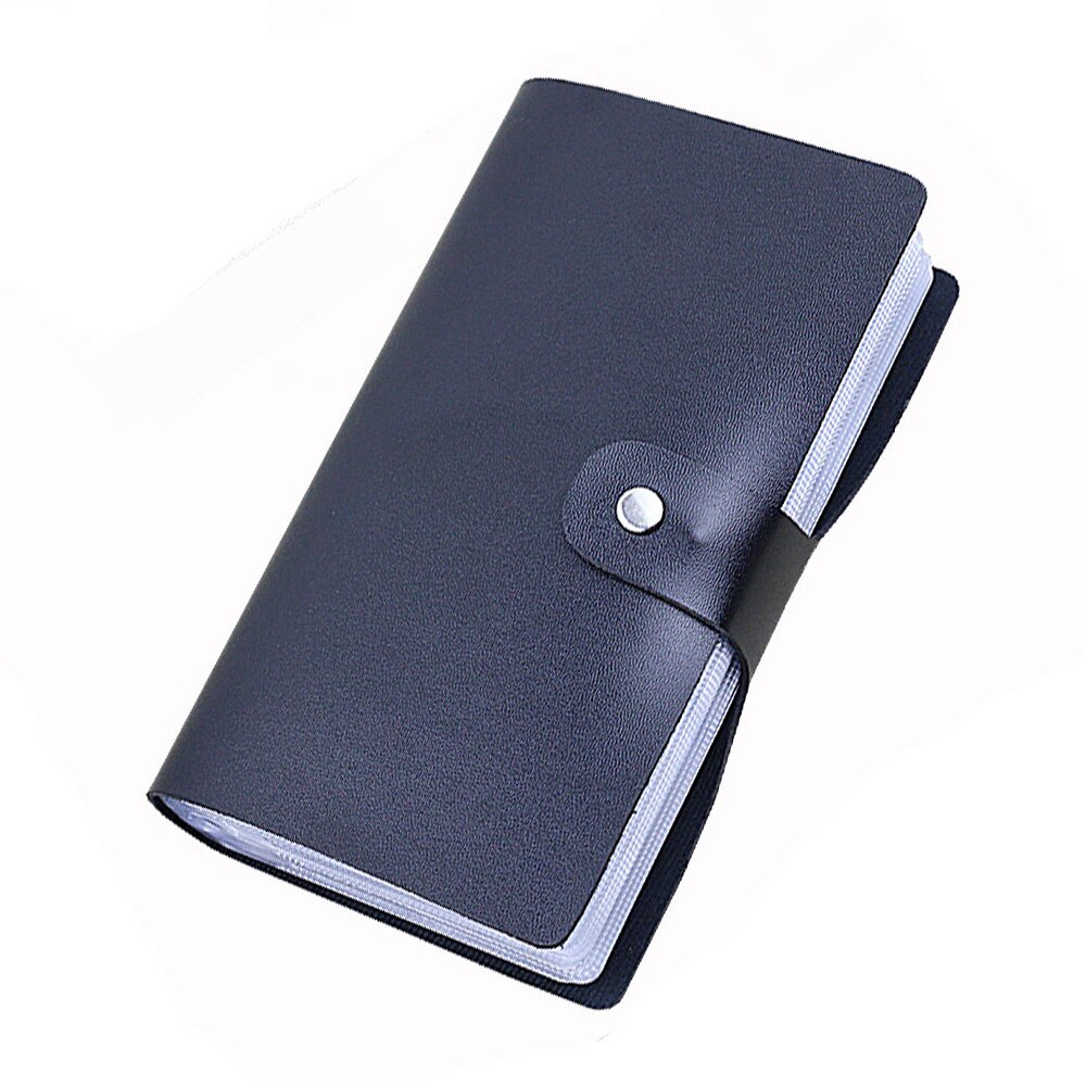 Business Card Holder Black 156 Bank Women&Men Card Bags Name Id Business Leather Credit Card Case Card Holder Ls8916fb