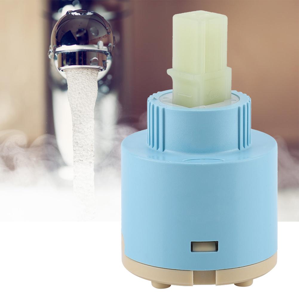 Cartouche céramique 35/40mm, robinet mitigeur d'eau, Valve de contrôle interne, ABS bleu pratique