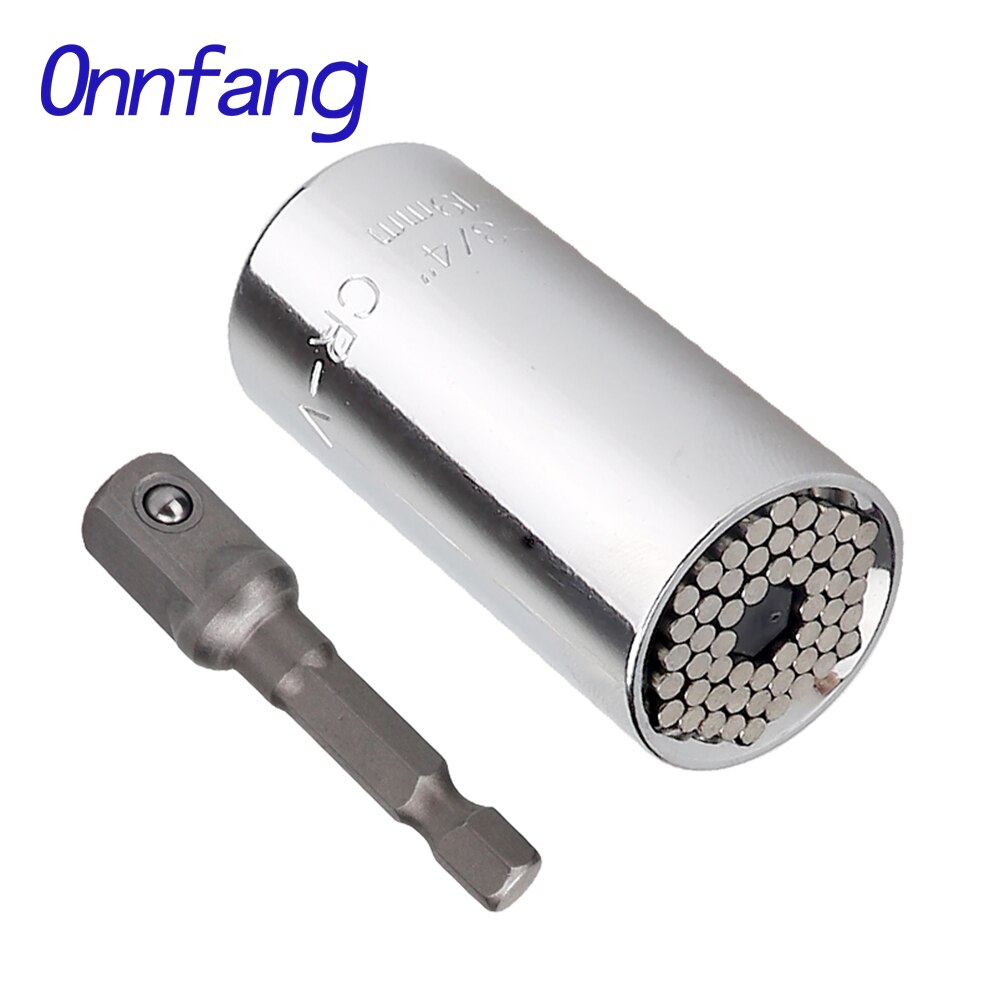 7-19mm Universal Torque Wrench Magic Socket Spanner Key Sleeve Multi Power Drill Ratchet Spanner Key Nut Tools
