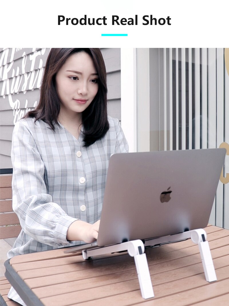 Portable Laptop Notebook Stand Holder For Macbook Air Pro 11 12 13 15 Non-slip Plastic Hardware PC Computer Cooling Bracket