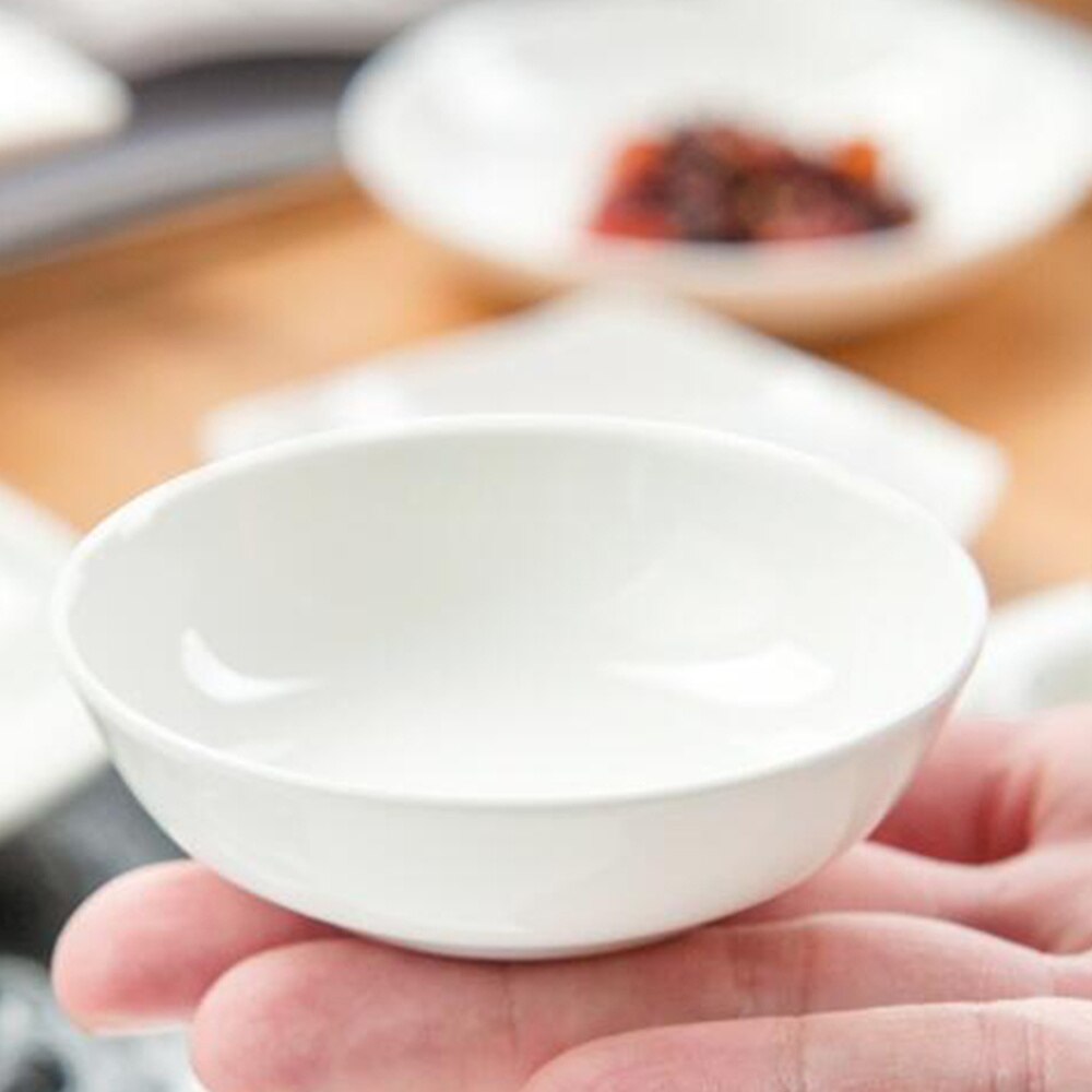 Plaque de Sauce en céramique 4 pièces plaque de trempage Mini plat de Sauce d'assaisonnement pour hôtel de Restaurant à la maison