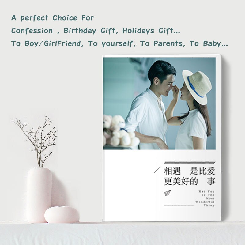 Custom Made Fotoboek Print Uw Foto Album Herdenking Foto Albums Foto Boek Afdrukken Liefhebbers