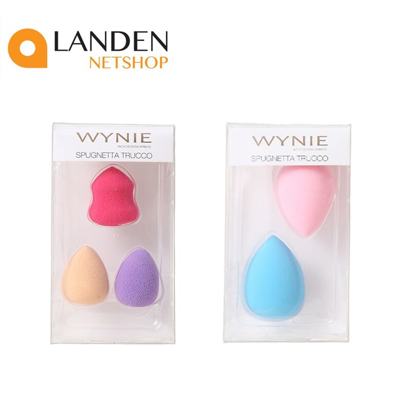 Esponjas para el maquillaje del rostro, corte biselado, esponja para aplicación de la base de maquillaje, difuminar el contorno: 5UDS ALEATORIO