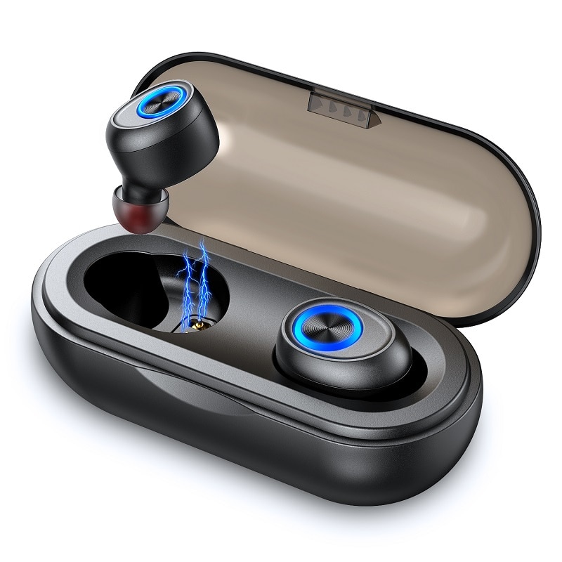 Anomoibuds Capsule Draadloze Oortelefoon Bluetooth Oordopjes Draad Hoofdtelefoon Met Microfoons Tws Sport Gaming Headset In Ear
