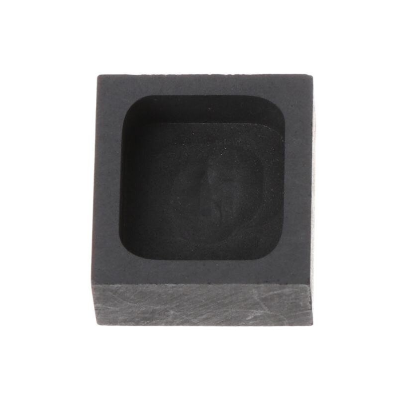 Hoge Zuiverheid Zwart Graphite Ingots Bar Mold Mould Smeltkroes Voor Melting Goud Zilver Messing Casting Raffinage Sieraden Gereedschap: 40g