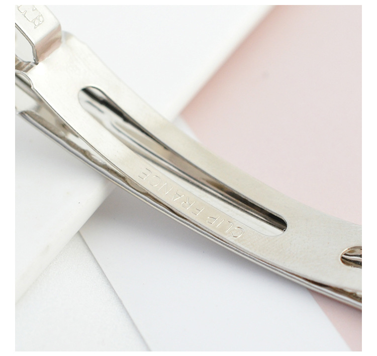 DIY Korea Barrette Spring Hair Clips Base Blank Bow Hairpin Automatic Hairclip Setting Findings For Jewelry Making