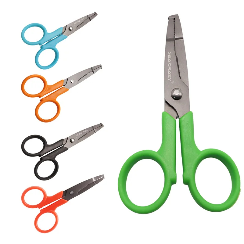 Zyz Multifunctionele Vissersschaar Titanium Geplateerd Roestvrij Staal Ultralichte Draagbare Visserijtang Gereedschapsuitrusting