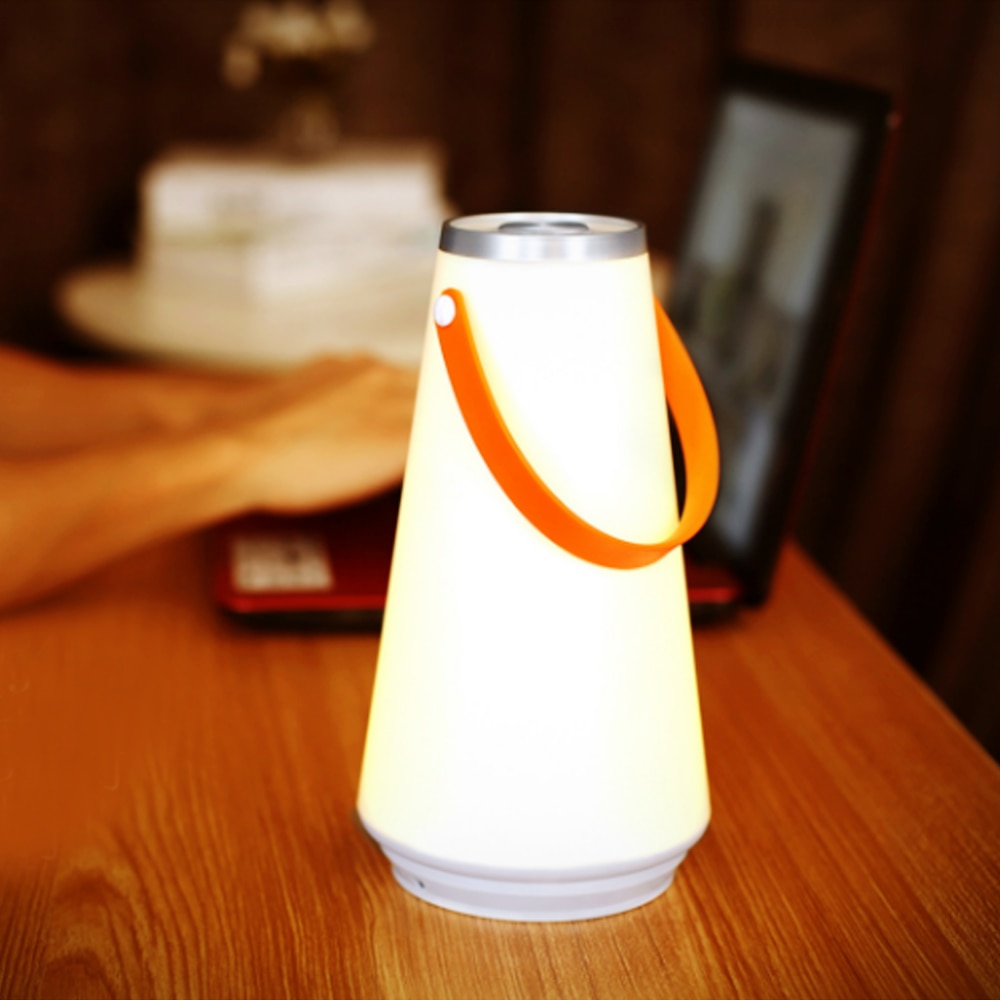 Draadloze Draagbare Lantaarn Nachtlampje Led Oplaadbare Dimbare Noodverlichting Usb Touch Sensor Controle Outdoor Camping Lamp