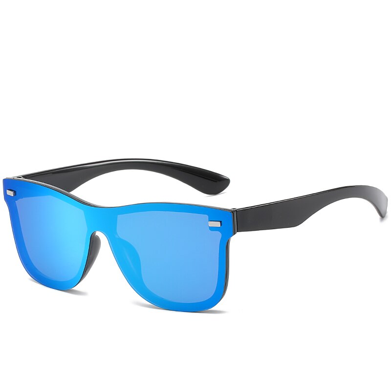 D & t solbriller ét stykke trend personlighed briller brandbeskyttelse reflekterende rammeløs solbrillefri  uv400: C3