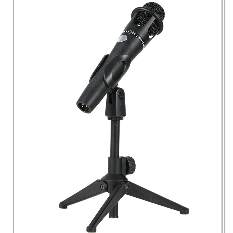 Desktop Microfoon Stand Mini Statief Draagbare Tafel Stand Verstelbare Microfoonstandaard Microfoon Clip Houder Lichtgewicht Houder